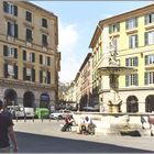Piazza Colombo in Genua...