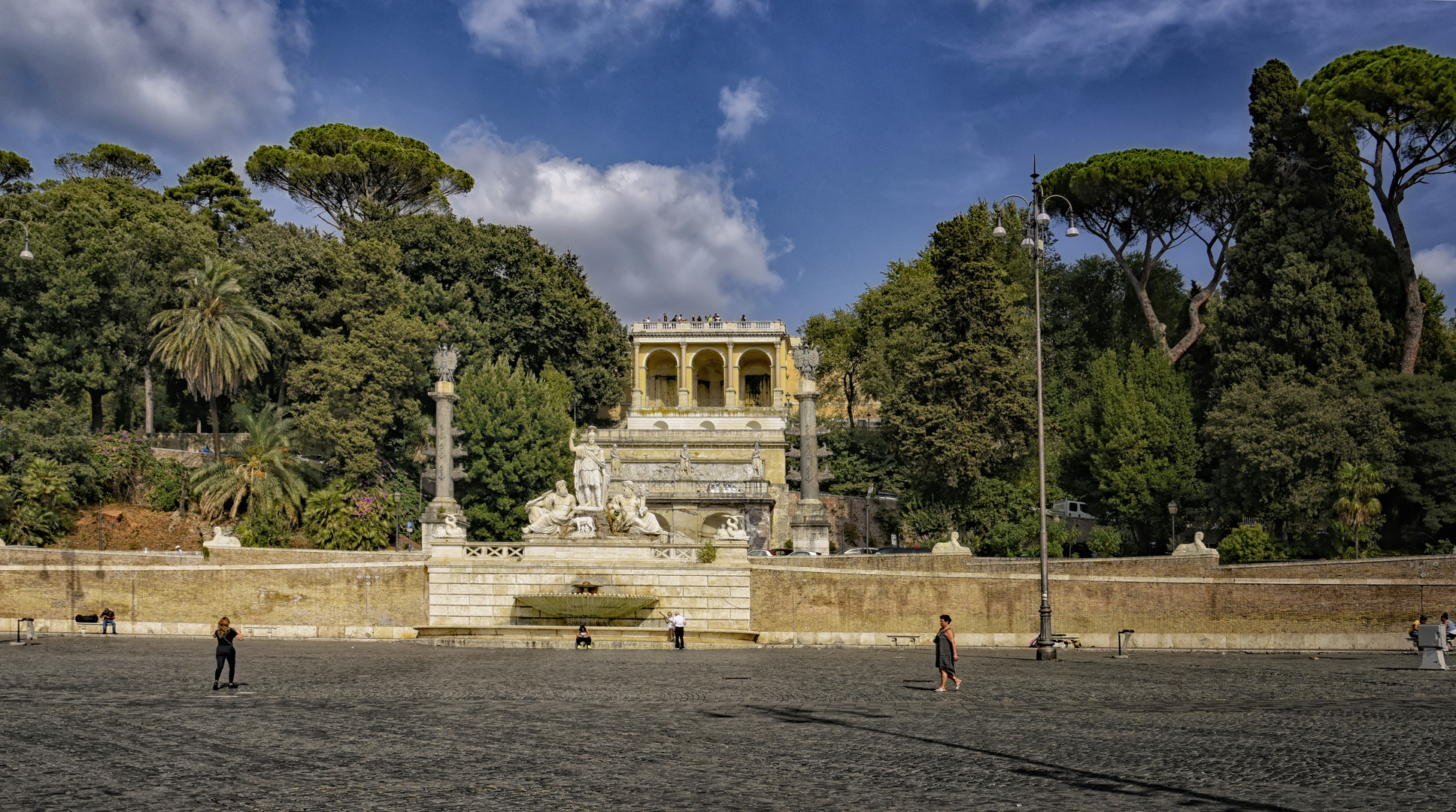 Piazza  de Popolo  Roma