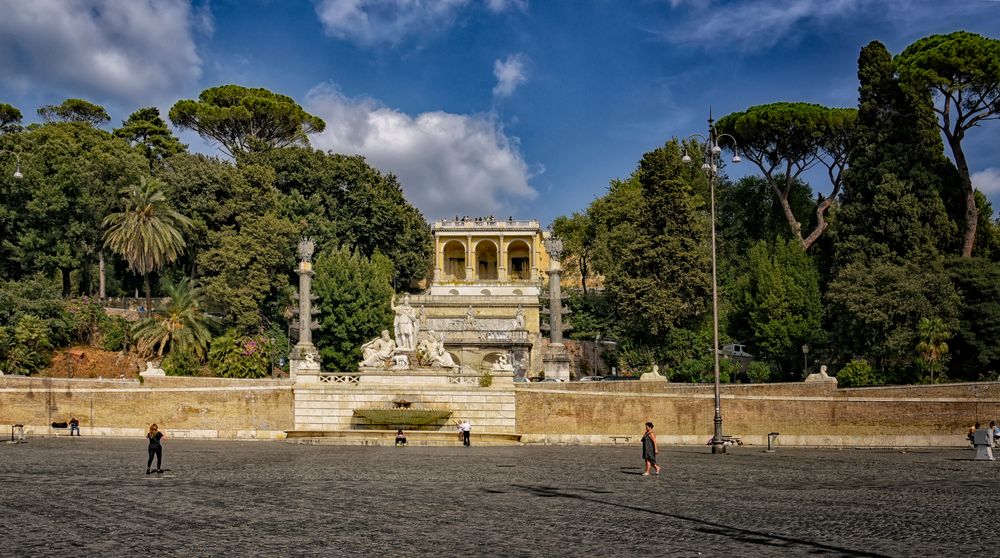 Piazza  de Popolo  Roma