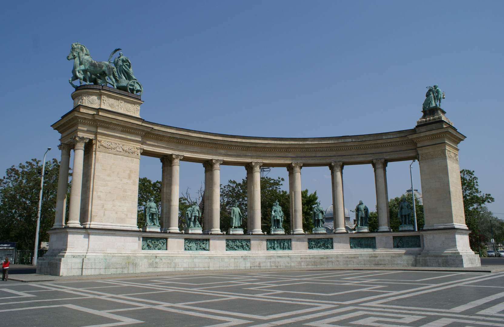 Piazza degli Eroi a Budapest