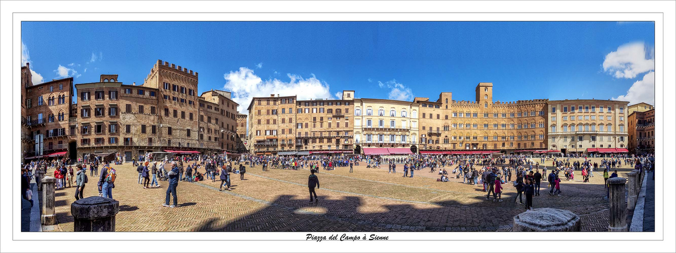 Piazza del Campo à Sienne