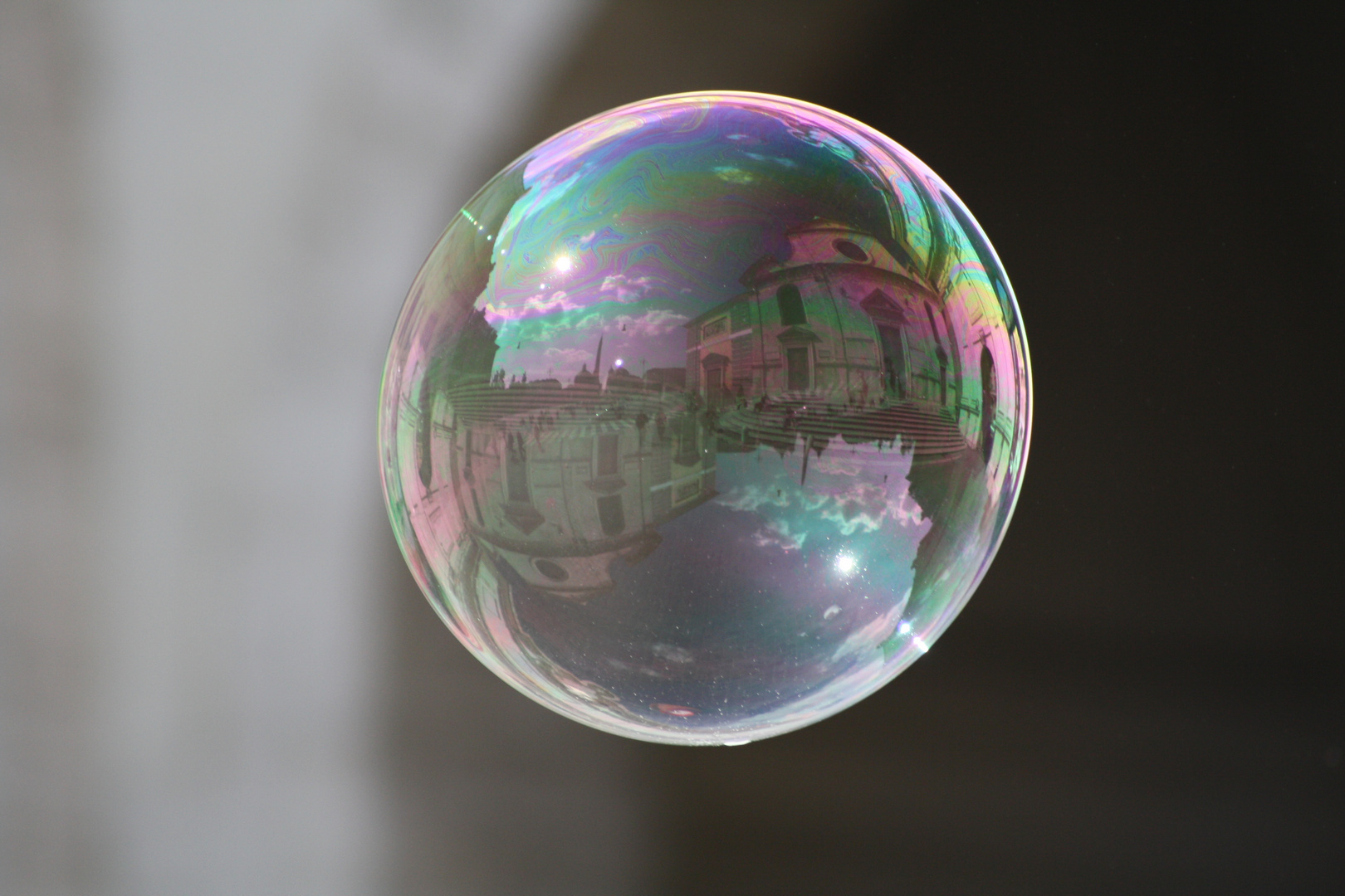 Piazza del Popolo in the bubble