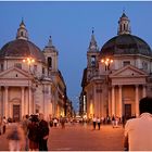 Piazza del Popolo zur blauen Stunde