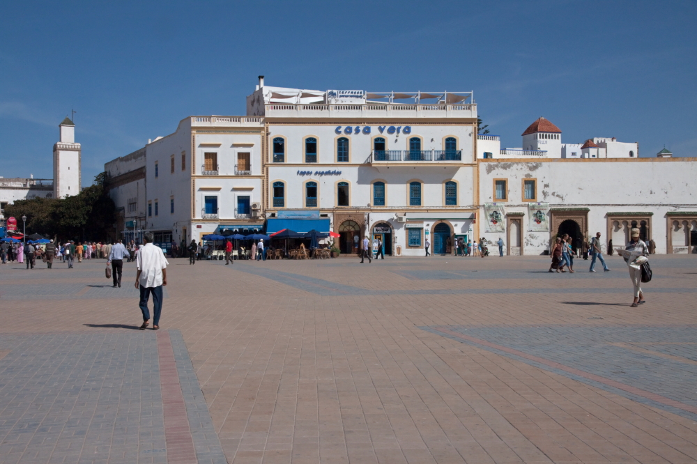 Piazza della città vecchia, Essaouira, Marocco