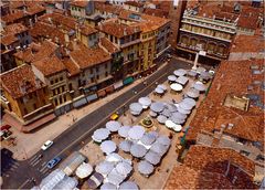 Piazza delle Erbe in Verona