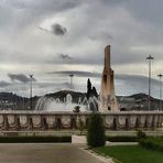 Piazza dello Imperio a Lisbona.