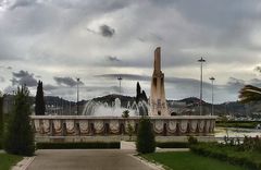 Piazza dello Imperio a Lisbona.