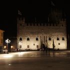 piazza di marostica in notturna