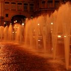 Piazza Ferrari Genova at night