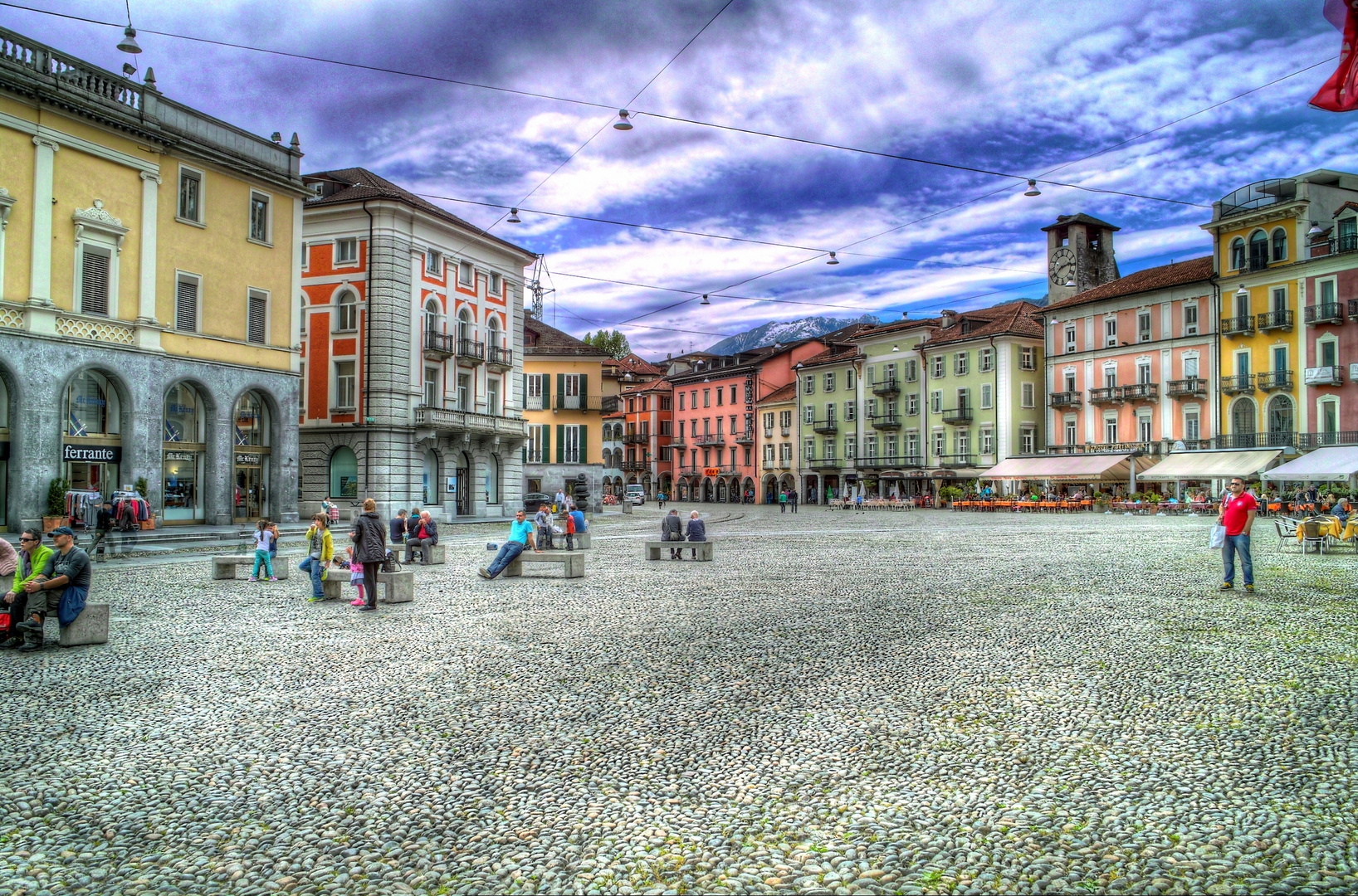 Piazza grande Locarno