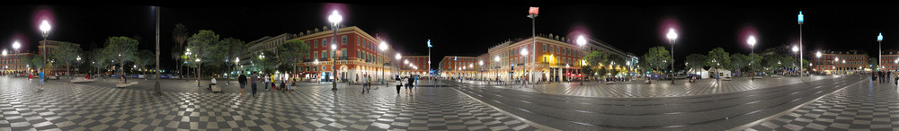 Piazza Massena night