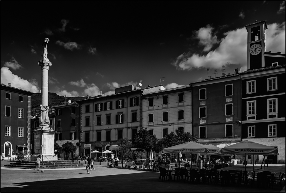 Piazza Mercurio in Massa