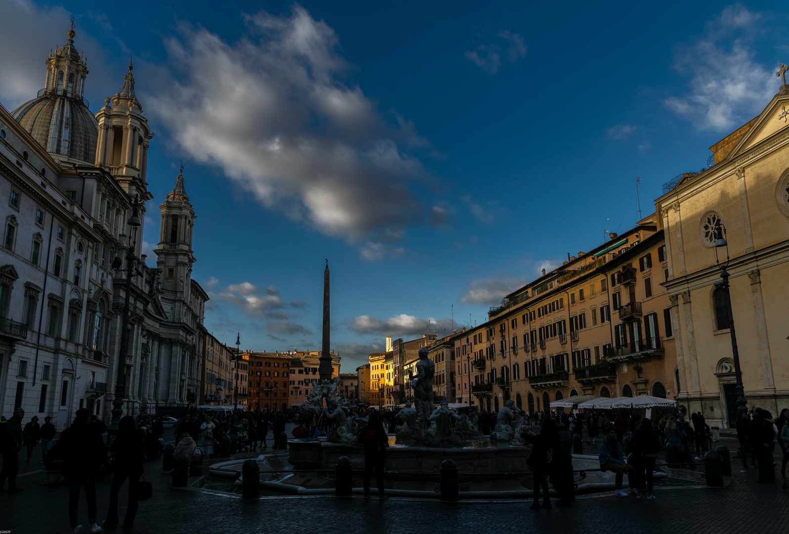 Piazza Navona am Abend