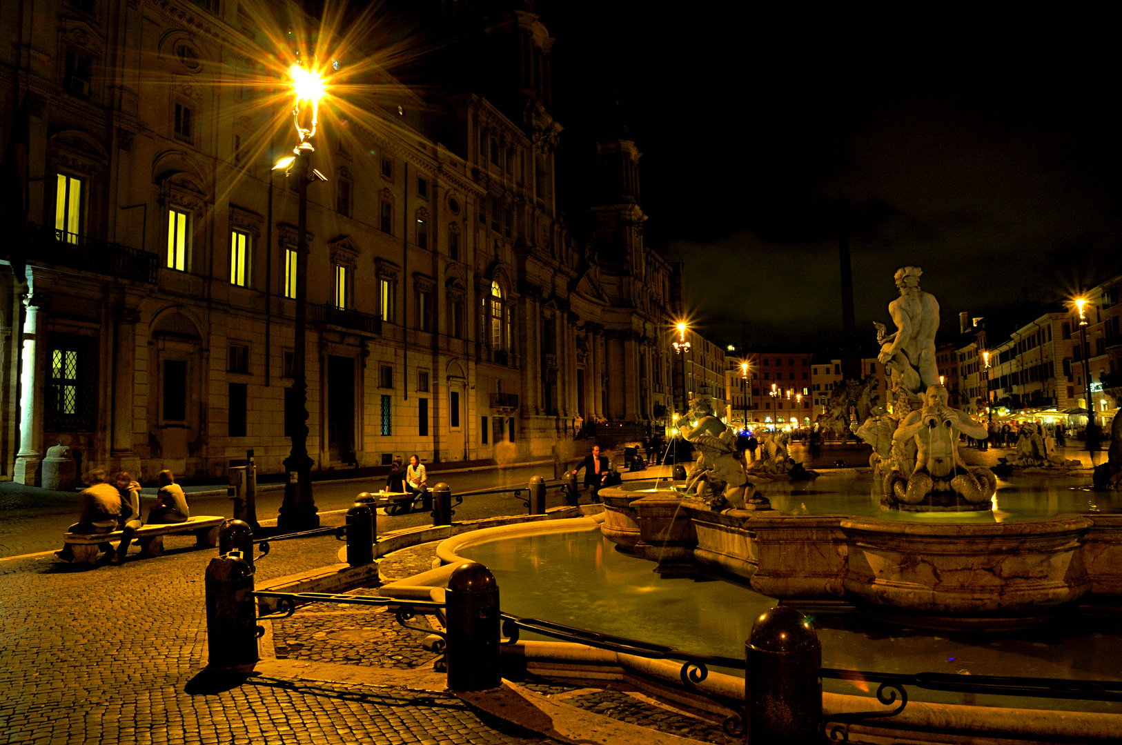 Piazza Navona By Night