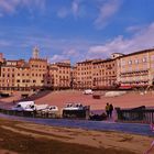 Piazza Palio 1 Woche vor dem Rennen