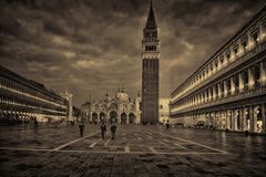 Piazza San Marco Damals war es noch leer