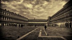 Piazza San Marco Damals war es noch leer