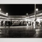 Piazza San Marco Venedig 1984 -  Nachtansichten 