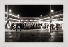 Piazza San Marco Venedig 1984 -  Nachtansichten 