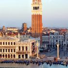 Piazza San Marco von Kreuzfahrtschiff aus aufgenommen.