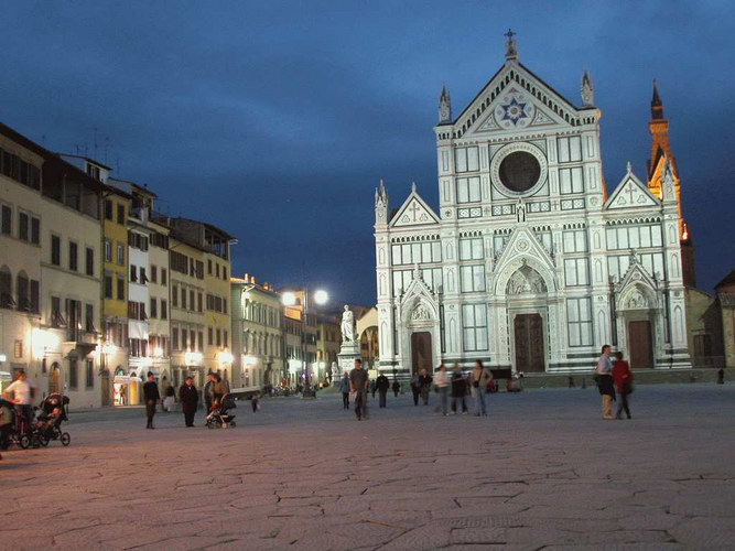 Piazza Santa Croce a Firenze