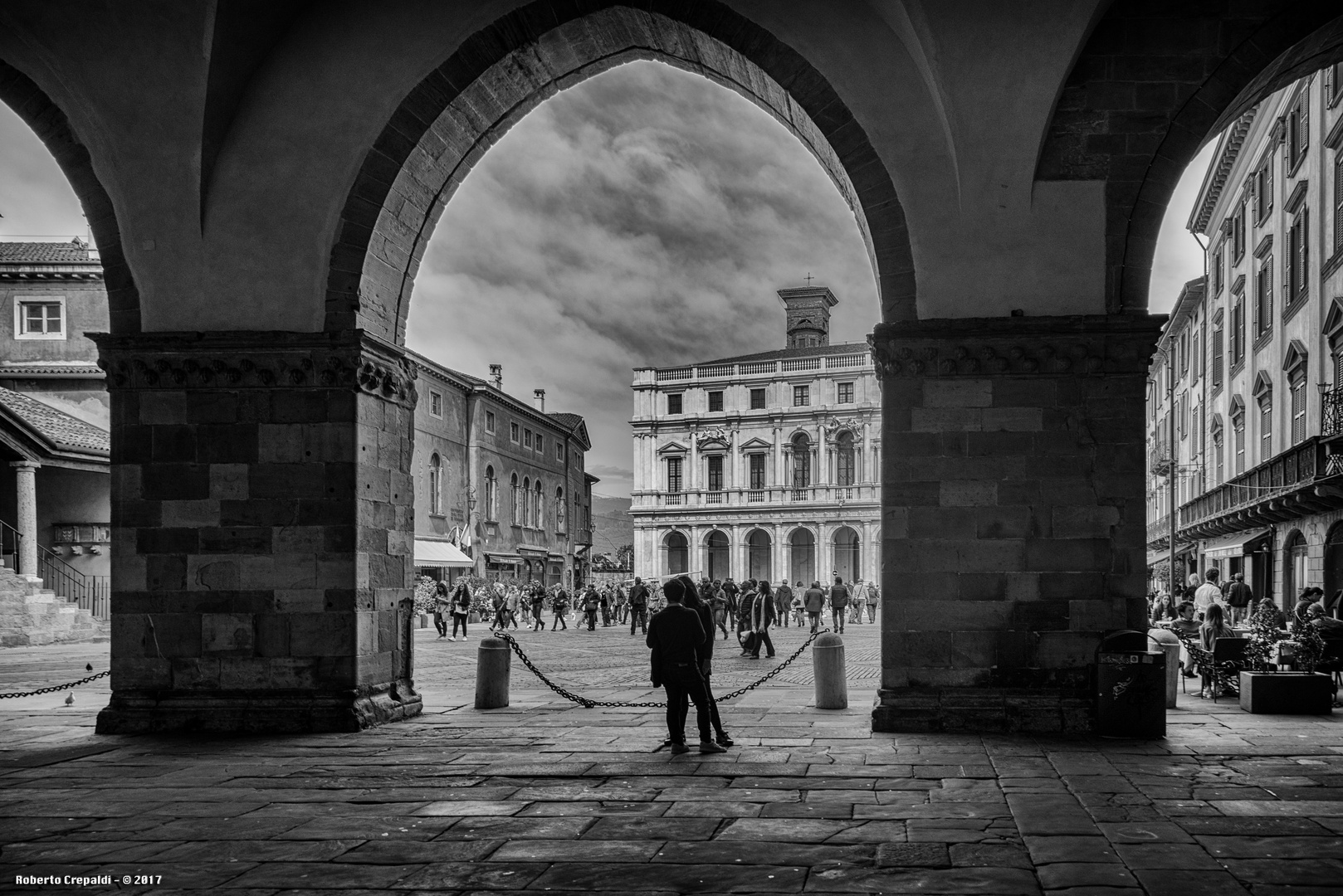 Piazza vecchia, Bergamo alta