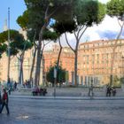 Piazza Venezia in Rome, Italy