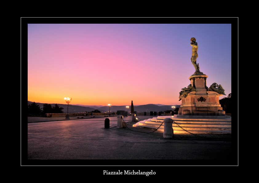 Piazzale Michelangelo, Florenz