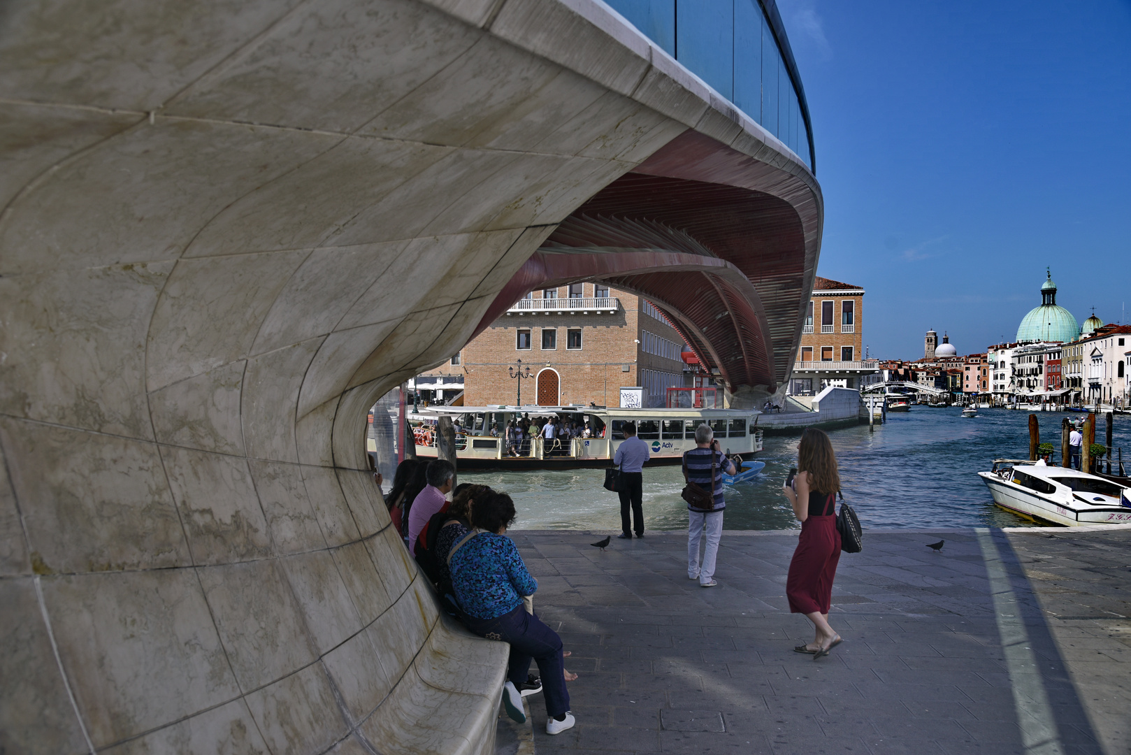 Piazzale Roma Stadt in der Lagune