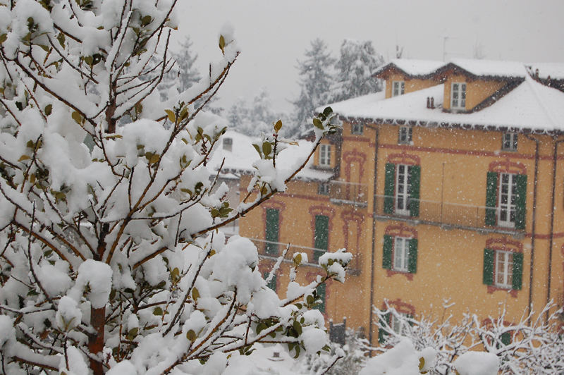 piazzo sotto la neve