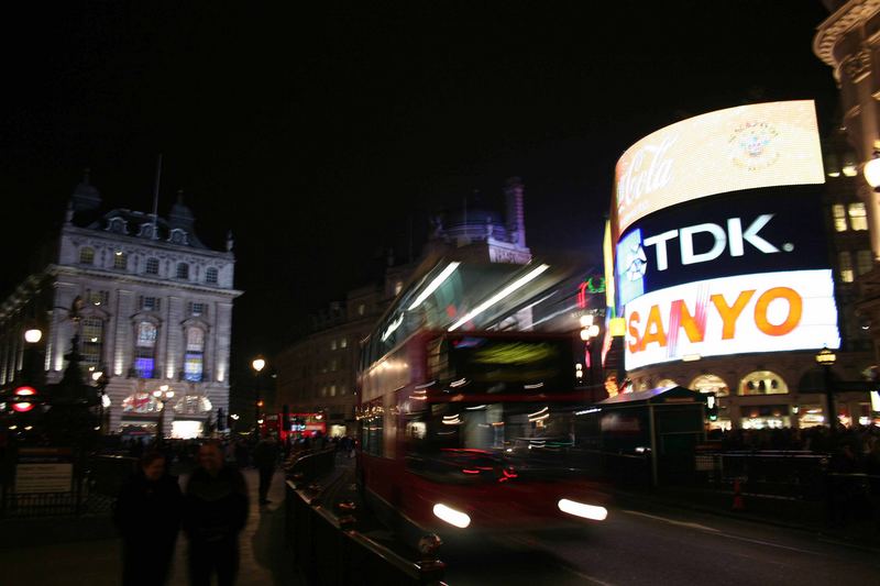 Picadilly Circus by night