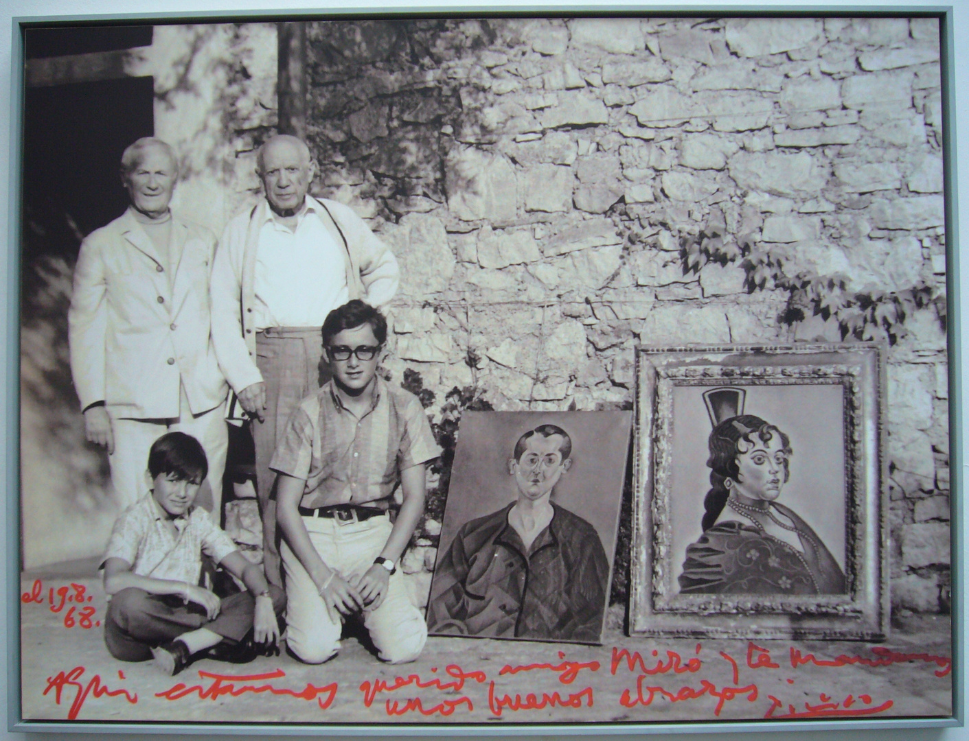 Picasso und Miró 1968 in Sóller