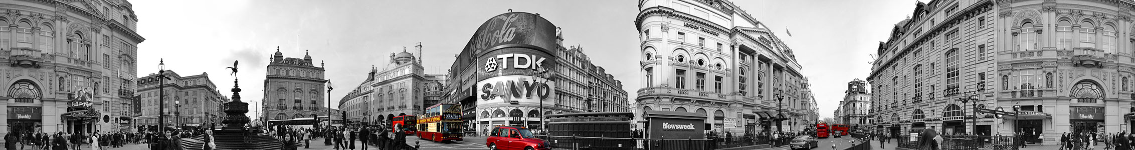 Piccadilly Circus - Panorama