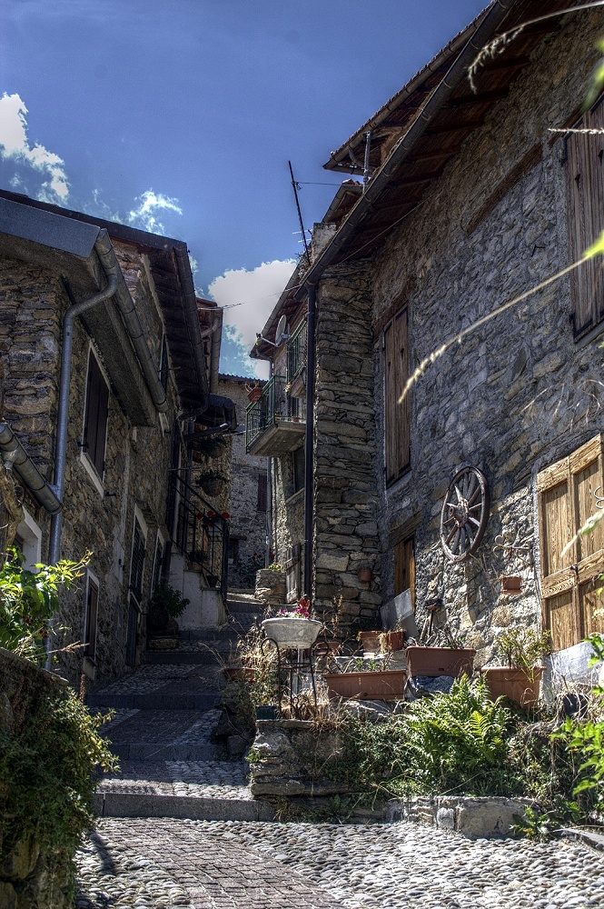 Piccolo borgo di montagna