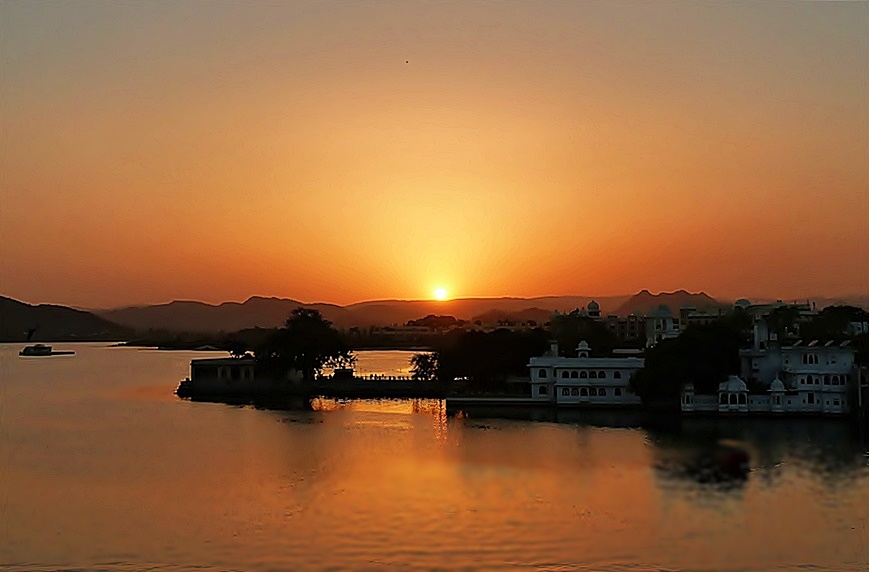 Pichola See Abendstimmung