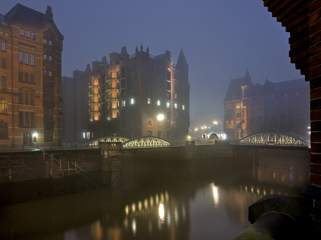 Pickhuben im Nebel