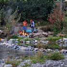 Picknick am Fluss