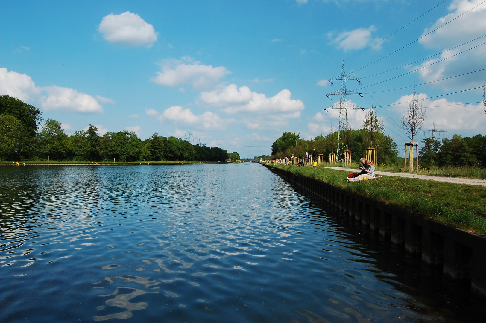 Picknick am Kanal