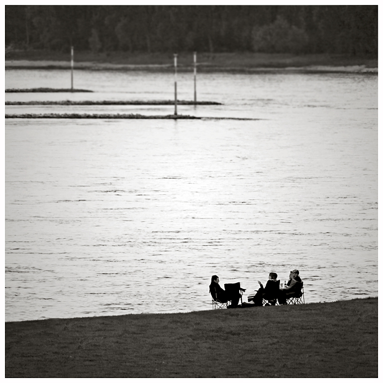 Picknick am Rhein