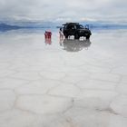 Picknick auf dem Salar de Uyuni