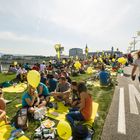 Picknick auf der Brücke