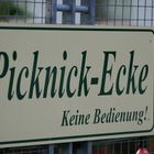 Picknick-Ecke - keine Bedienung