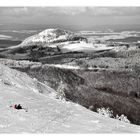 Picknick im Schnee...