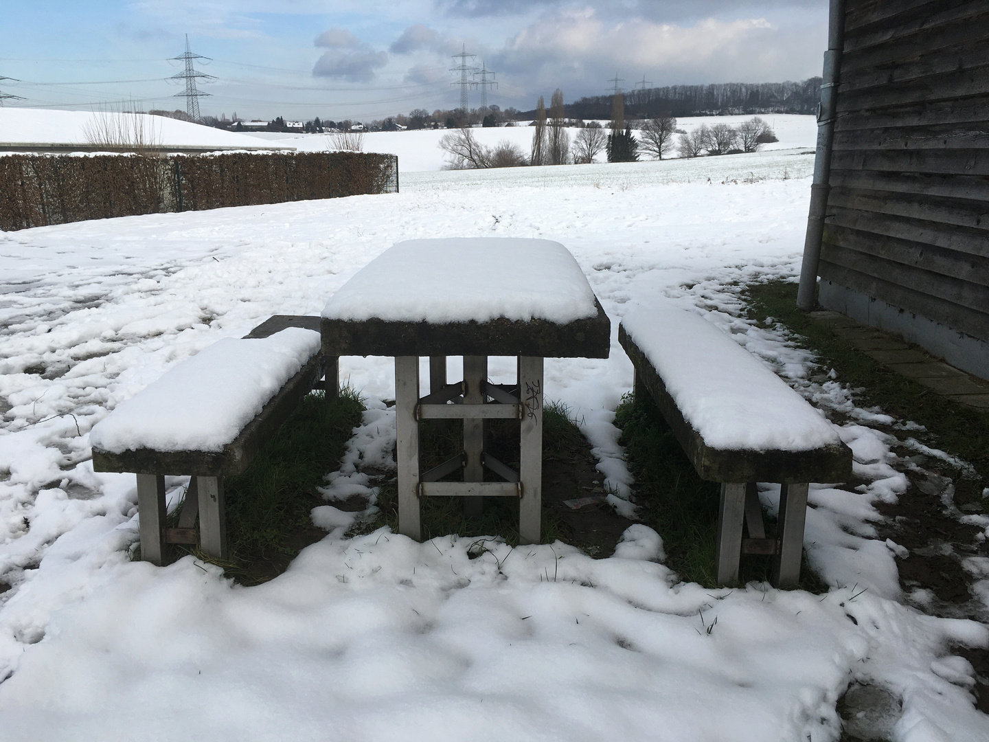 Picknick im Weißen