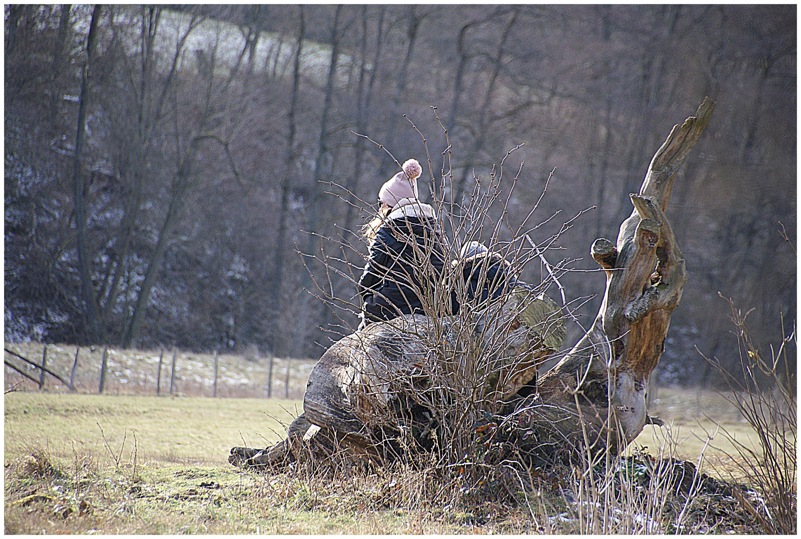   Picknick im Winter