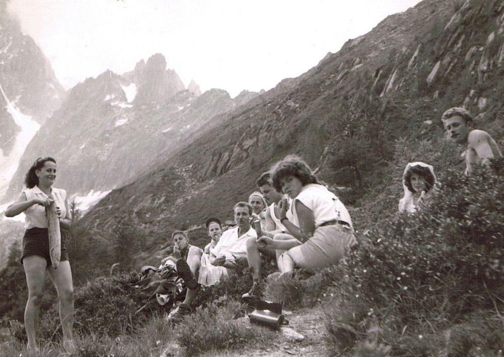 Picknick oberhalb vom Montenvers