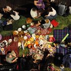 Picknick um Mitternacht in Paris an der Seine