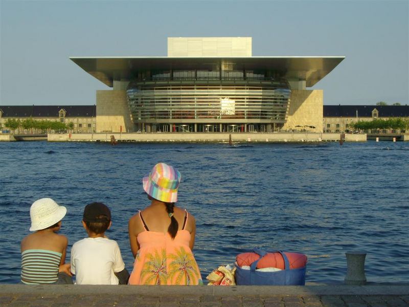 Picknick vor der Oper