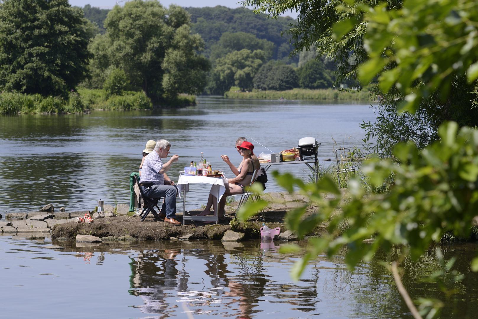 Picknik auf der Ruhr