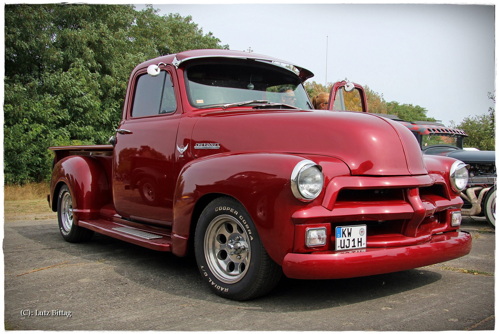 Pickup Auf Pickup Foto Bild Usa Rot Oldtimer Bilder Auf Fotocommunity